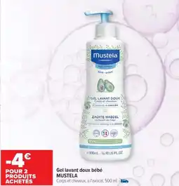 Cora x Carrefour Gel lavant doux bébé mustela offre