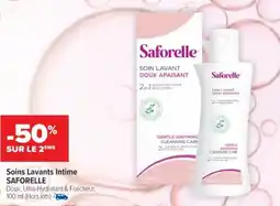 Cora x Carrefour Soins lavants intime saforelle offre