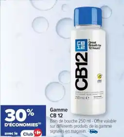 Cora x Carrefour Gamme CB 12 offre