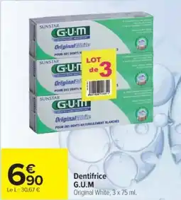 Cora x Carrefour Dentifrice G.U.M offre