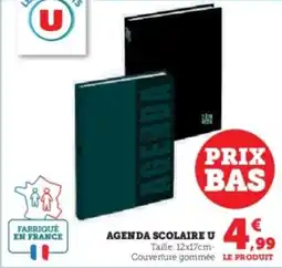 Super U Agenda scolaire u offre