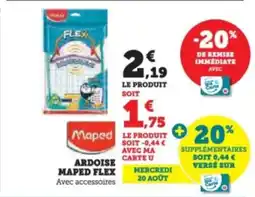 Super U Ardoise maped flex offre