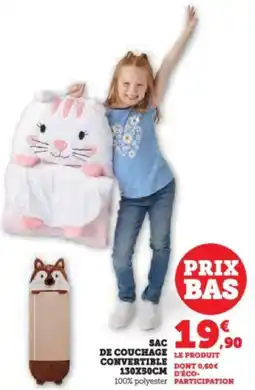 Super U Sac de couchage convertible offre