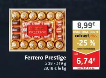 Colruyt Ferrero prestige offre