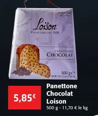 Colruyt Panettone chocolat loison offre