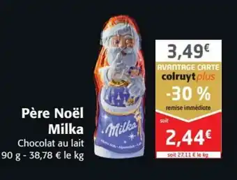 Colruyt Père noël milka offre