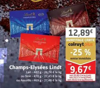 Colruyt Champs-elysées lindt offre