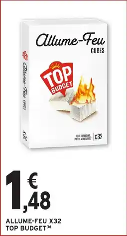 Intermarché Allume-feu x32 top budget offre