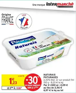 Intermarché Naturais pâturages offre