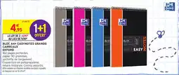 Intermarché Bloc a4+ easynotes grands carreaux oxford offre