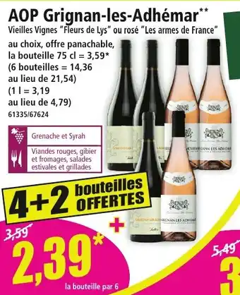 Norma AOP Grignan-les-Adhémar offre