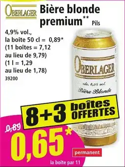 Norma Bière Blonde boîtes offre