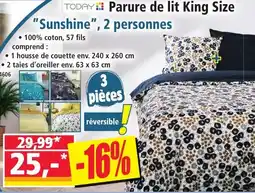 Norma Parure de lit King Size "Sunshine" offre