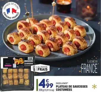ALDI Plateau de saucisses costumées offre