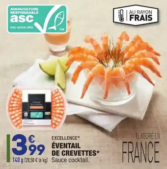 ALDI Éventail de crevettes offre