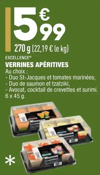 ALDI Verrines apéritives offre
