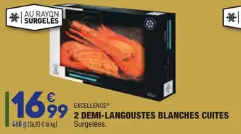 ALDI 2 Demi-langoustes blanches cuites offre