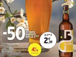Intermarché BIÈRE PALE ALE BLONDE BIÈRES GEORGES offre