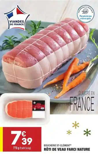 ALDI Rôti de veau farci nature offre