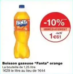 Monoprix Boisson gazeuse fanta orange offre