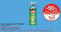 Monoprix Sour cream & onion pringles offre