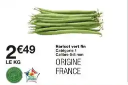 Monoprix Haricot vert fin offre