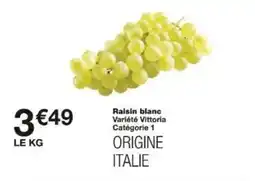 Monoprix Raisin blanc offre
