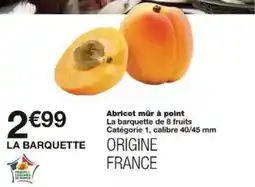 Monoprix Abricot mûr à point offre