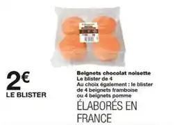 Monoprix Beignets chocolat noisette offre