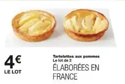Monoprix Tartelettes aux pommes offre