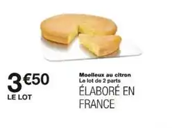 Monoprix Moelleux au citron offre