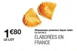 Monoprix Chaussons pommes façon tatin offre