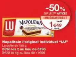 Monoprix Napolitain l'original individuel lu offre