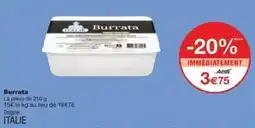 Monoprix Burrata offre
