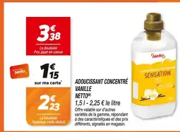 Netto Netto Adoucissant concentré vanille offre
