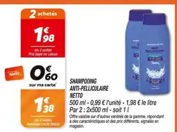 Netto Netto Shampooing anti-pelliculaire offre
