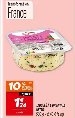 Netto NETTO Taboulé à l'orientale offre
