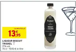 Intermarché TRISKEL Liqueur biscuit offre