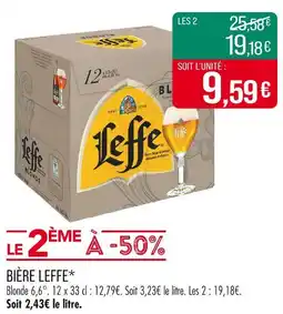 Match LEFFE Bière offre
