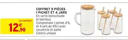 Intermarché Coffret 5 pièces 1 pichet et 4 jars offre