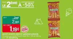 Match CARREFOUR SENSATION Biscuits apéritifs Croustiz offre