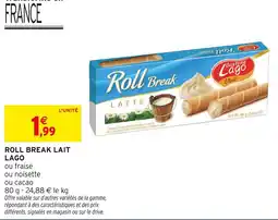 Intermarché Gastone Lago Elledi Roll Break Lait offre