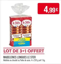 Match Le Ster Madeleines longues offre