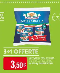 Match Casa Azzurra Mozzarella offre