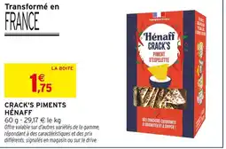 Intermarché HÉNAFF Crack's piments offre