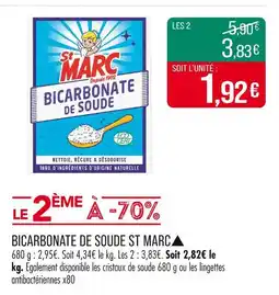 Match ST MARC Bicarbonate de soude offre