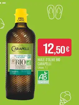 Match CARAPELLI Huile d'olive bio offre