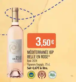Match Belle En Rose Méditerranée IGP offre