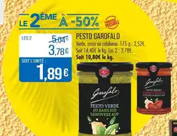 Match Garofalo Pesto offre