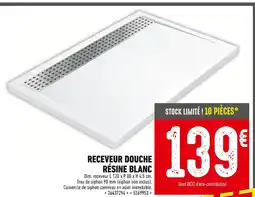 Batkor Receveur douche résine blanc offre